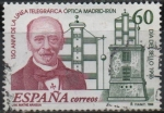 Stamps Spain -  Dia del Sello 150 aniversario d´l´linea telegrafica optica Madrid-Irun