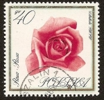 Sellos de Europa - Polonia -  Flores - Rosa