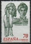 Stamps Spain -  Literatura Española 