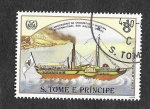 Stamps S�o Tom� and Pr�ncipe -  755c - XXV Aniversario de la Organización Marítima Internacional de las Naciones Unidas