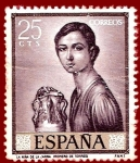 Stamps Spain -  Edifil 1657 La niña de la jarra (Romero de Torres) 0,25