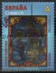 Stamps Spain -  Vidriera del nacimiento 