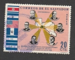 Sellos del Mundo : America : El_Salvador : Reunión presidentes centroamericanos y de Estados Unidos