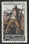 Stamps United States -  864 - 125 Anivº de la muerte del pintor John Trmbull