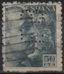 Stamps Spain -  General Franco