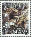 Stamps Spain -  2463 - Centenarios - Pedro Pablo Rubens (1577-1640) y Centauros y Lapitas