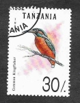 Sellos de Africa - Tanzania -  982 - Martín Pescador