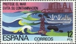 Stamps Spain -  2472 - Protección de la naturaleza - Protege el mar - Evita su contaminación