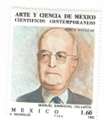 Stamps Mexico -  Científicos contemporáneos. Manuel Sandoval Vallarta