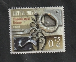 Stamps Lithuania -  1048 - Artesania tradicional, manijas de la puerta