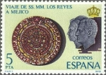 Stamps Spain -  2493 - Viaje de SS.MM. los Reyes a Hispanoamérica - Méjico