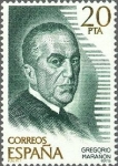 Stamps Spain -  2515 - Personajes españoles - Gregorio Marañón (1887-1960)