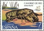 Stamps Spain -  2532 - Fauna - Invertebrados - Cangrejo de río