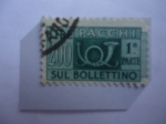 Stamps Italy -  Pacchi Postali -Serie:Trieste-Zona A-1a Parte- Cornetas de Correos.