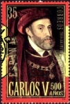 Stamps Spain -  3697 - V centenario del nacimiento de Carlos V