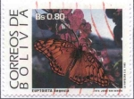 Sellos de America - Bolivia -  Serie Mariposas