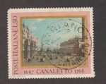 Stamps Italy -  Pintor Canaletto