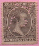 Stamps Spain -  Alfonso XIII