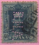 Stamps Spain -  Alfonso XIII