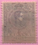 Stamps Spain -  Alfonso XIII