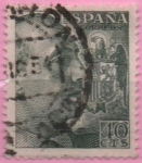 Stamps Spain -  General Franco