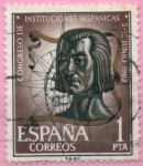 Stamps Spain -  Congreso d´Intituciones Hispanicas 