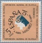 Stamps Spain -  Exposicion Mundial d´Filatelia ESPAÑA 75 y año internacional d´l´filatelia juvenil