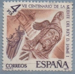 Stamps Spain -  VII centenario d´l´muerte d´Don Jaime I