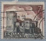 Stamps Spain -  Castillo d´Ampudia 