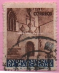 Stamps Spain -  Puerta Gotica dl´Ayuntamiento