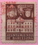 Stamps Spain -  Fachada dl´Ayuntamiento