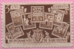 Stamps Spain -  Conjunto d´sellos emitidos por el Ayuntamiento