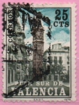 Stamps Spain -  Torre d´Santa Catalina