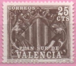 Stamps Spain -  Escudo d´Valencia