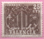 Stamps Spain -  Escudo d´Valencia