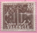 Stamps Spain -  Escudo d´Valencia