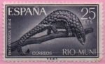 Stamps Spain -  Manis Gigantea