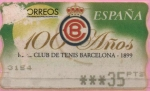 Stamps Spain -  R.C,Tenis Barcelona