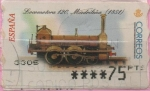 Stamps Spain -  Locomotora Madrileña 1851