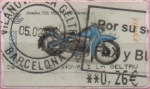 Stamps Spain -  Motos 