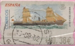 Stamps Spain -  Barcos 