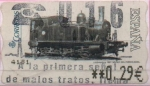 Stamps Spain -  Trenes  Locomotora 1887