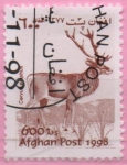 Stamps Afghanistan -  Cervus elephus