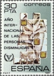Stamps Spain -  2612 - Año Internacional de las personas disminidas