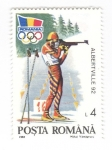 Stamps Romania -  Albertville 92. Tiro