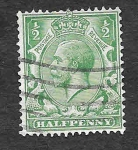 Stamps United Kingdom -  159 - Jorge V del Reino Unido