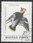 Stamps Hungary -  2986 - Bombycilla garrulus