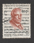 Stamps Italy -  Umberto Giordano