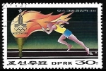 Stamps North Korea -  Juegos Olimpicos de verano - Atletismo