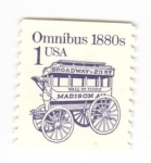 Sellos de America - Estados Unidos -  Omnibus 1880S